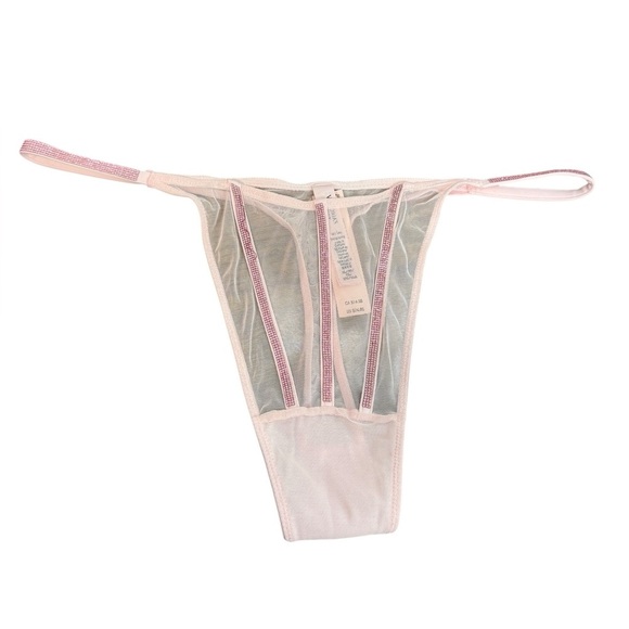 Victoria's Secret Very Sexy Twinkle Thong String Pink - Picture 2 of 7